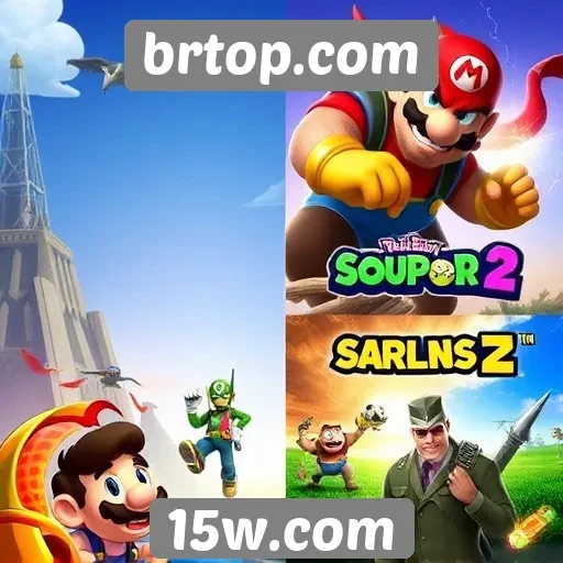 Comparativo dos jogos mais populares em brtop.com